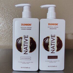 Limited edition Native Dunkin' Boston Kreme Moisturizing Shampoo AND Conditioner
